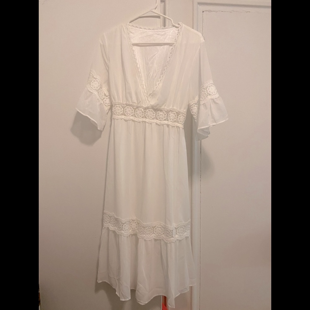 White dress